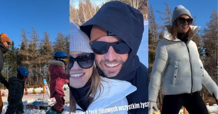 Agnieszka Kaczorowska i Marcin Rogacewicz spędzają ferie z TRÓJKĄ dzieci. Rodzinka na medal? (ZDJĘCIA)