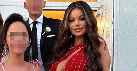 Prowokacyjna Justyna Gradek w czerwonej sukience z OLBRZYMIM DEKOLTEM tańczy na weselu (FOTO)