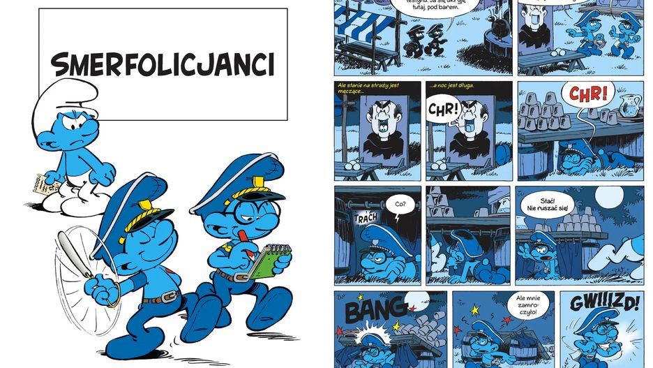 Smerfolicjanci. Smerfy
