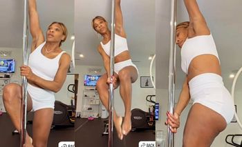 Odchudzona lekiem na cukrzycę Serena Williams wywija na rurze (ZDJĘCIA)