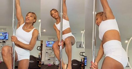 Odchudzona lekiem na cukrzycę Serena Williams wywija na rurze (ZDJĘCIA)