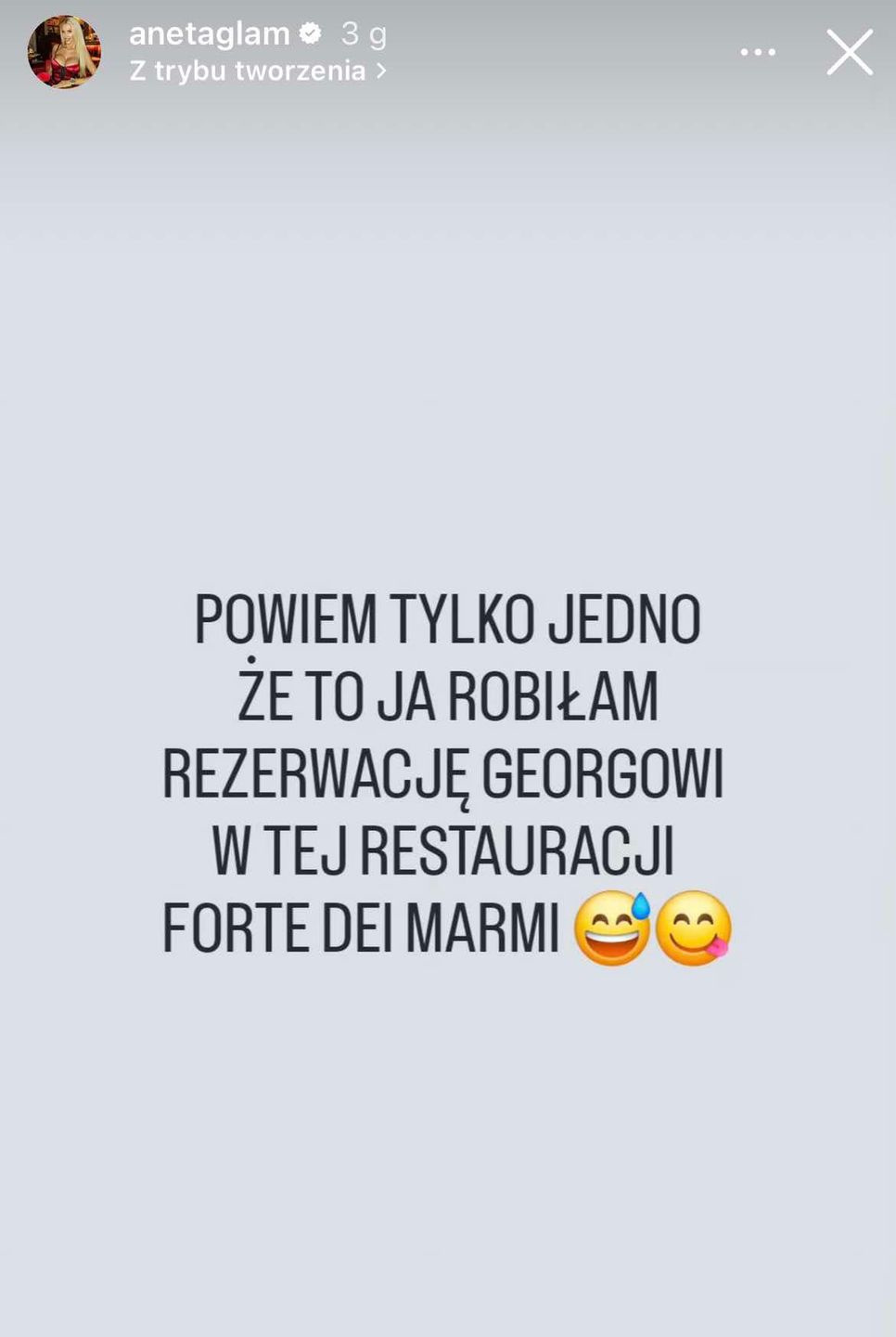 Aneta Glam zareagowała na słowa Caroline Derpienski