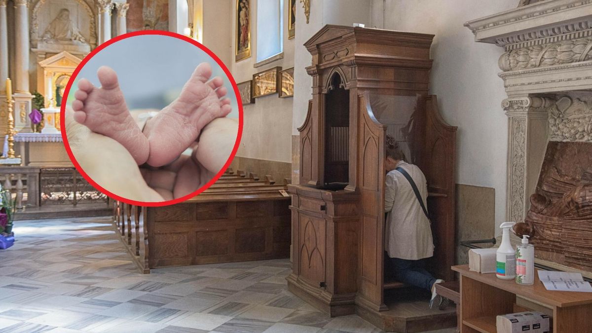 Niezwykły poród w Ostrowie Wielkopolskim. "Ukucnęłam przed kościołem i syn mi wyszedł"
