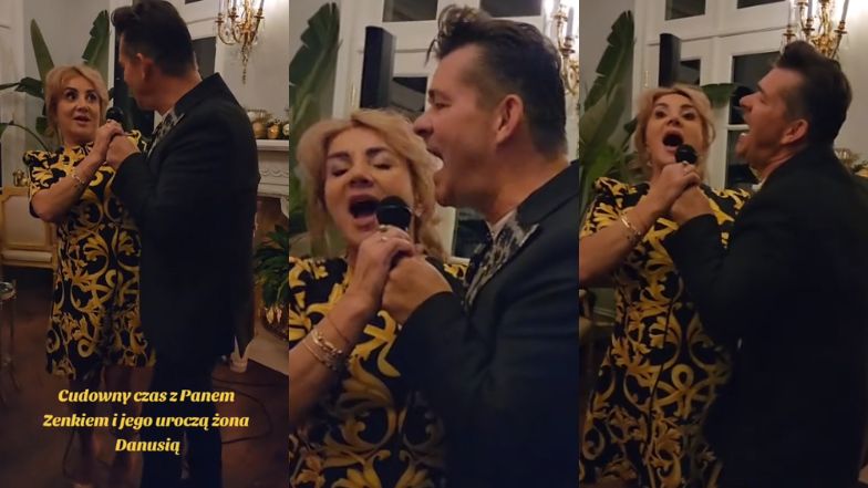 Danuta Martyniuk wystąpiła W DUECIE z Zenkiem na przyjęciu! Jeden z gości nagrał ich występ (WIDEO)