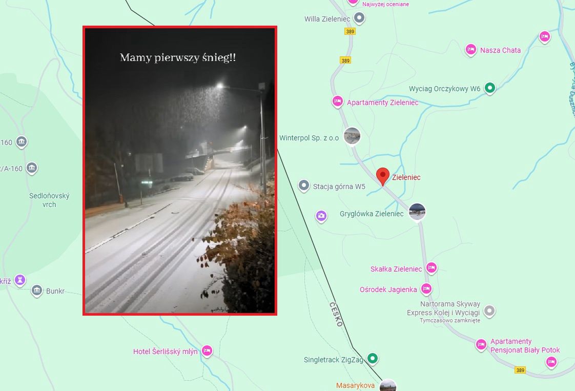 "Pierwszy śnieg". Pokazali nagranie. Prawie 2 mln wyświetleń