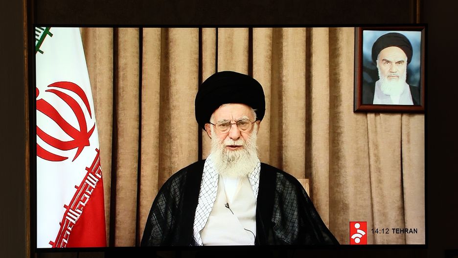 Iranian Supreme Leader Ayatollah Ali Khamenei delivers his third video message to the nation since the Iran-Israel conflict, in Tehran, Iran, 26 June 2025. Ayatollah Khamenei congratulated Iranians on their victory over Israel, adding that Israel was crushed under the strikes of the Islamic Republic. EPA/ABEDIN TAHERKENAREH Dostawca: PAP/EPA.
