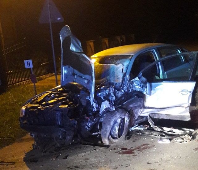 Wypadek w Miłkowskiej Karczmie w gminie Kunów
