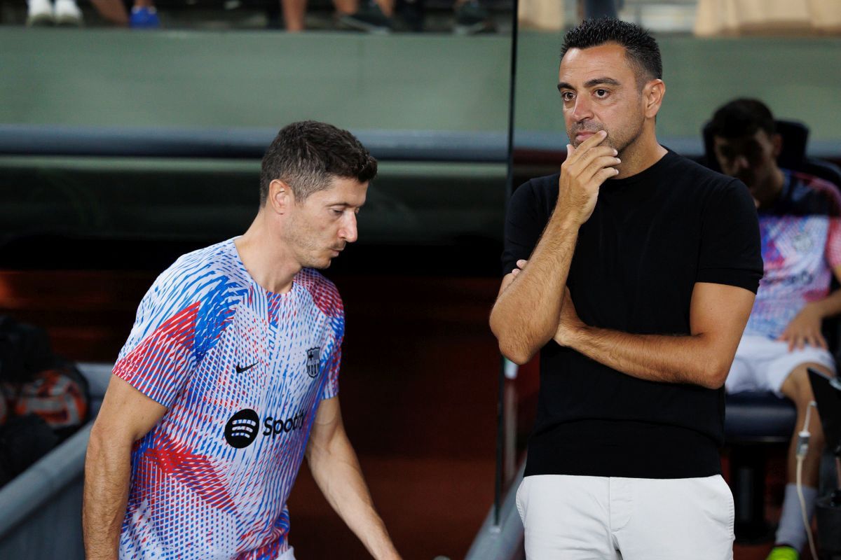 Lewandowski i Xavi