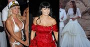 Te gwiazdy postawiły na NIECODZIENNE stylizacje ślubne: Iwona Pavlović w czerwieni, skromna Sara Boruc i roznegliżowana Pamela Anderson (ZDJĘCIA)