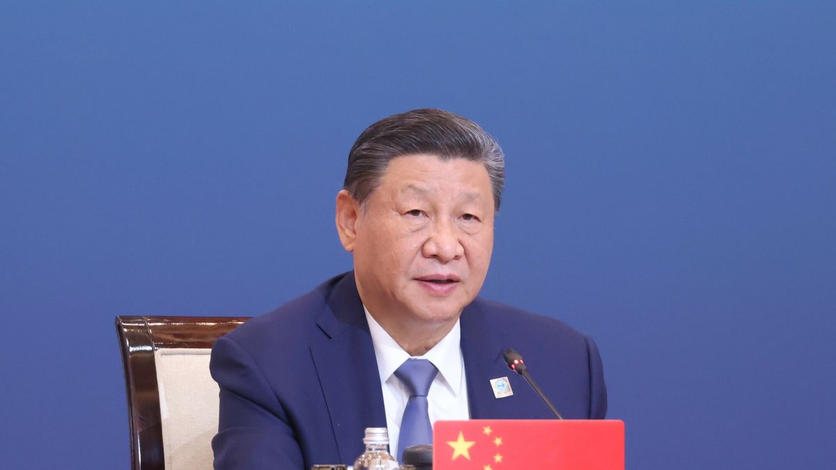 Szczyt Szanghajskiej Organizacji Wsp�?pracy w Astanie
(240704) -- ASTANA, July 4, 2024 (Xinhua) -- Chinese President Xi Jinping attends the expanded meeting of the Shanghai Cooperation Organization (SCO), or SCO+, and delivers an important speech titled "Joining Hands to Build a More Beautiful Home Of the Shanghai Cooperation Organization" in Astana, Kazakhstan, July 4, 2024. (Xinhua/Pang Xinglei)
Pang Xinglei