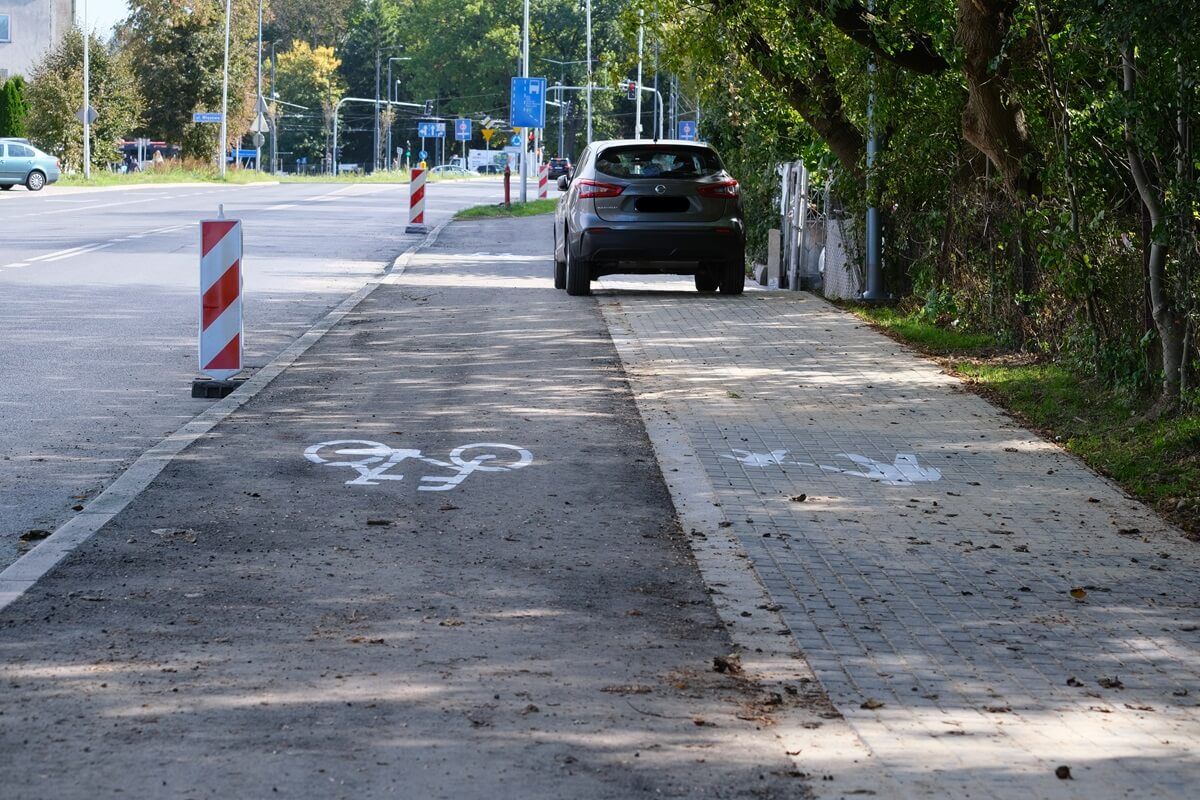 Nowa ścieżka rowerowa w Lublinie już gotowa. Odcinek ma 200 metrów i kosztował ponad 400 tys. złotych