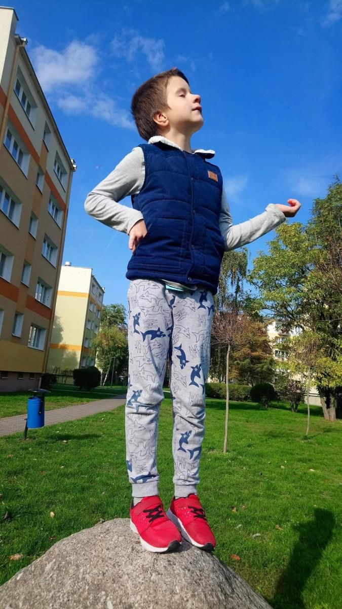 Andrzej jest pogodnym dzieckiem