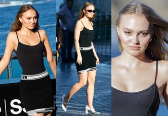 Spocona Lily Rose Depp promuje film na festiwalu