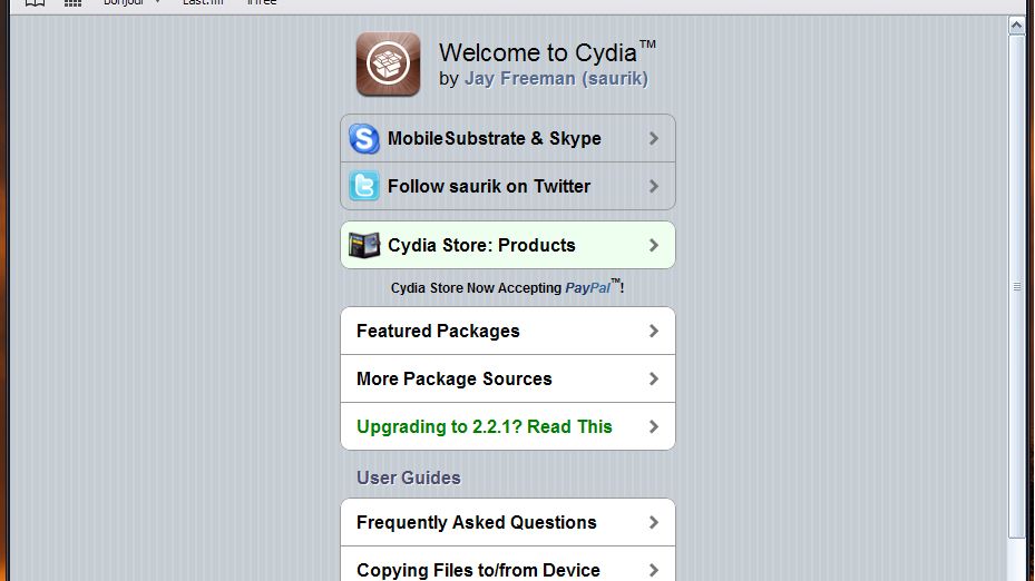 Cydia przez WWW po raz drugi? 1