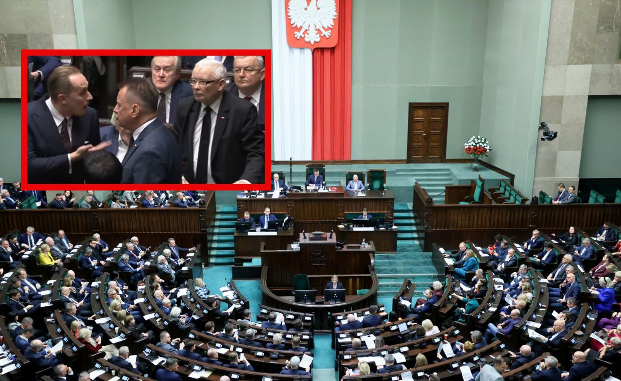 Wrzawa w Sejmie. Wstał nawet Kaczyński