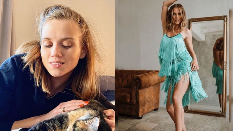 Agnieszka Kaczorowska snuje refleksje o ciuchach "po domu"