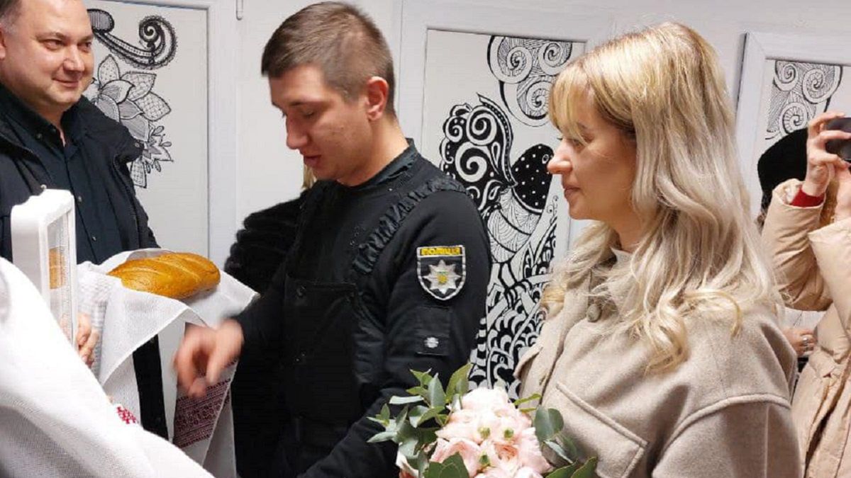 Ukraińcy wzięli ślub w schronie 