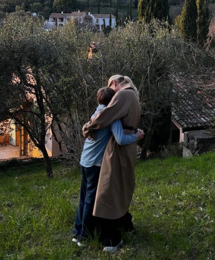 Małgorzata Kożuchowska z synem