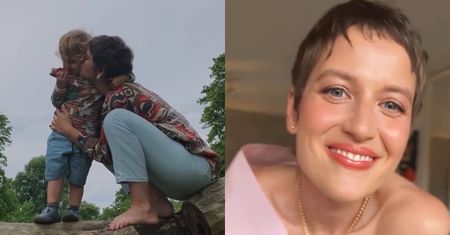 Aleksandra Domańska wybrała się z synem na "wagary". 2,5-roczny Ariel wygląda jak cherubinek (FOTO)