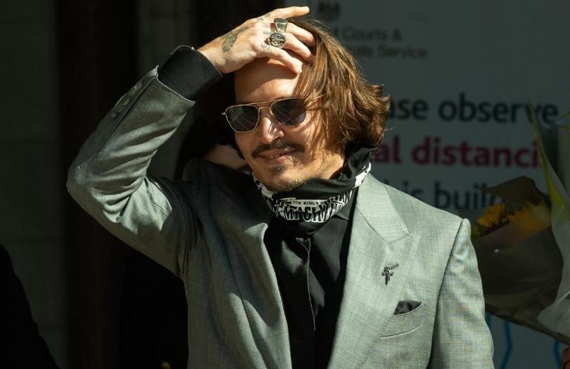 Amber Heard i Johnny Depp podczas kolejnego dnia procesu w Londynie