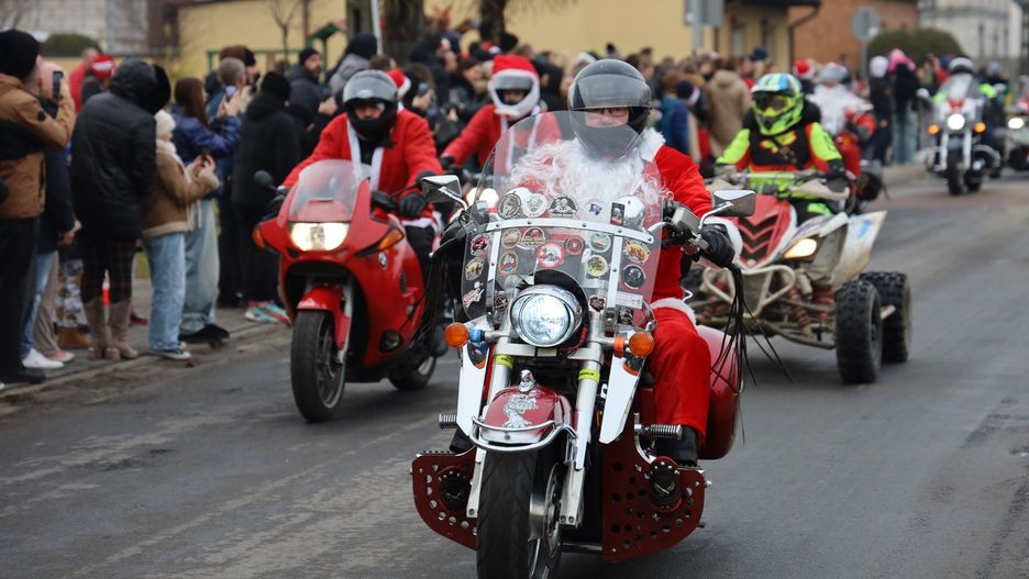 MotoMikołaje w Łąkiem. Tak było w ubiegłym roku