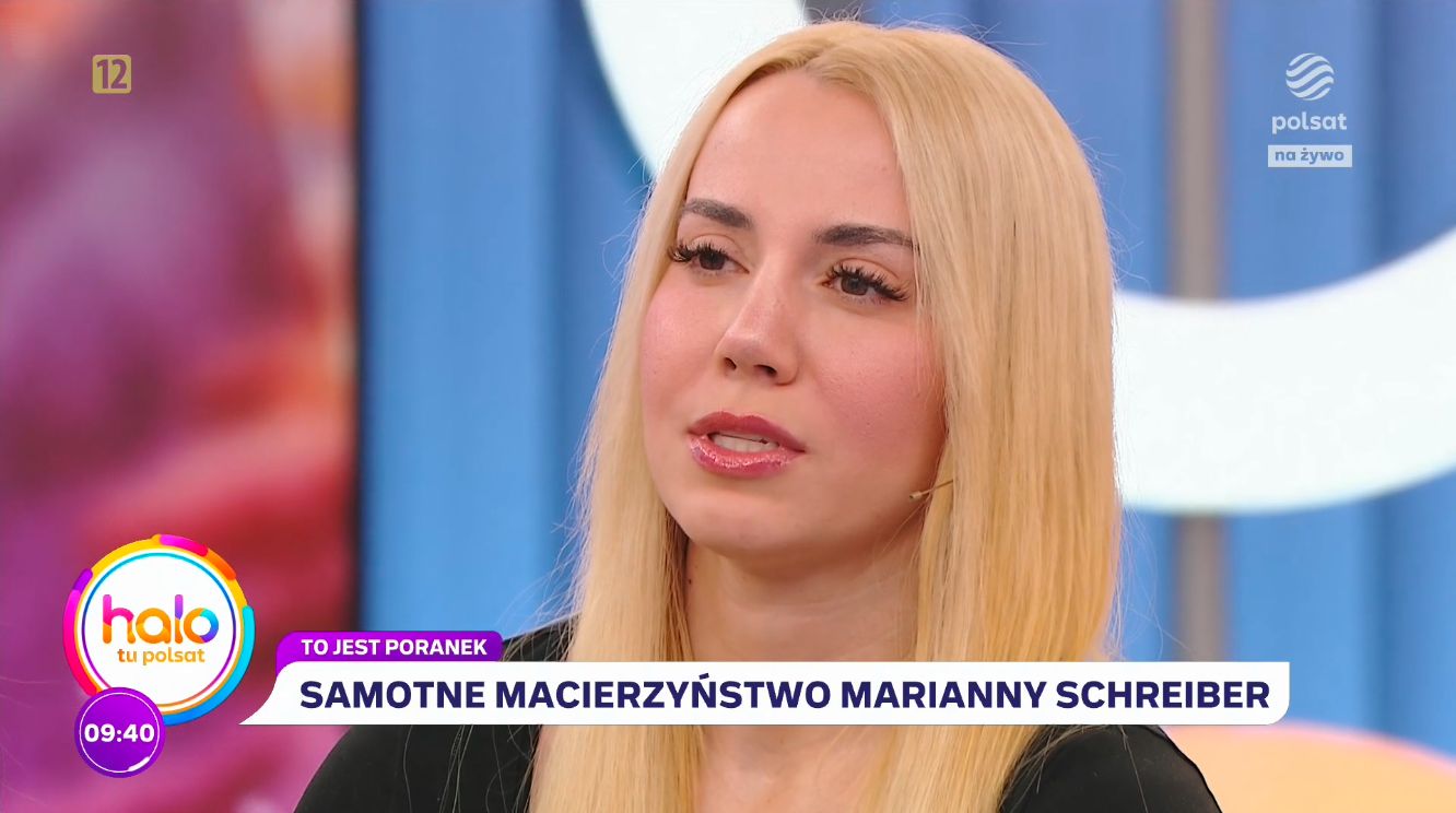 Marianna Schreiber pojawiła się z córką w "Halo tu Polsat"