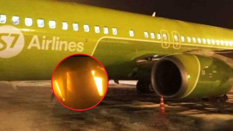 Boeing 737 lecący z Nowosybirska do Moskwy zapalił się tuż przed startem