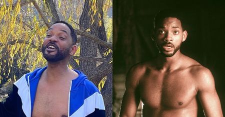 Will Smith pozuje w kapciach i BEZ KOSZULKI. "W życiu nie byłem w TAK ZŁEJ FORMIE" (FOTO)