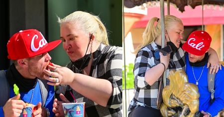 Mama June czule karmi swojego CHŁOPAKA KRYMINALISTĘ i jeździ z nim na karuzeli (ZDJĘCIA)