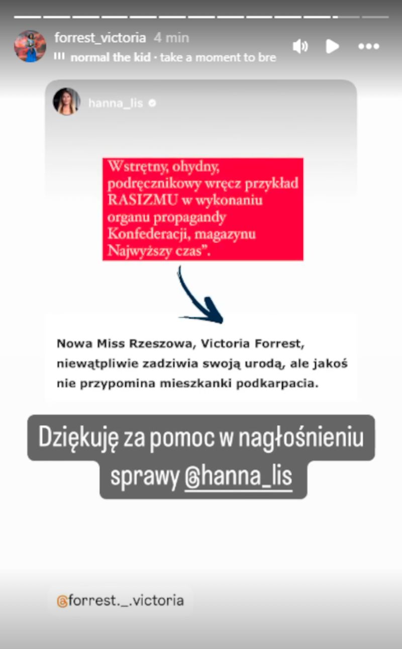Została Miss Rzeszowa 2024 i wylał się na nią obrzydliwy hejt. Victoria Forrest reaguje