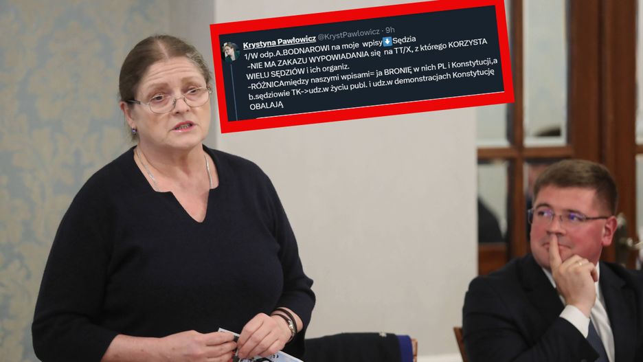 Krystyna Pawłowicz reaguje na słowa Adama Bodnara
