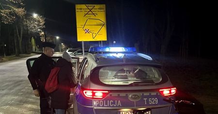 Zatrzymali ją wieczorem. Mandat na 2500 zł