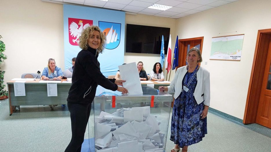 Sylwia Szczurek, burmistrz Krynicy Morskiej