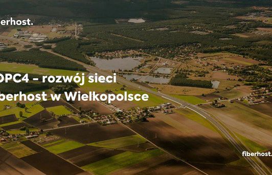Sieć światłowodowa Fiberhost zwiększona o 17,5 tys. gospodarstw