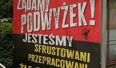 „Żądamy podwyżek” - protest związkowców przed siedzibą Bauera