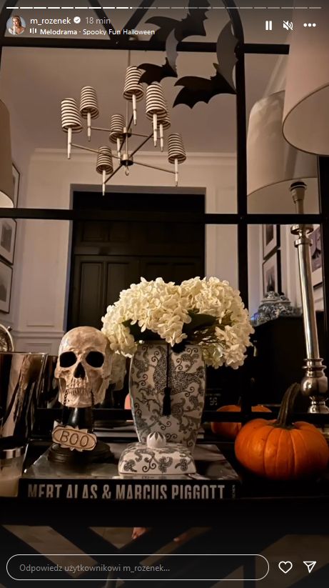 Małgorzata Rozenek pokazała udekorowany na Halloween dom