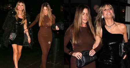 ODPICOWANE Heidi Klum i Sofia Vergara zmierzają na kolację. Prawdziwa przyjaźń w show biznesie jednak istnieje? (ZDJĘCIA)