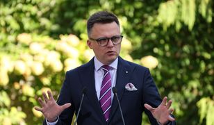 Zwrócił się do dziennikarza Republiki. Spięcie na konferencji Hołowni