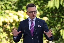 Zwrócił się do dziennikarza Republiki. Spięcie na konferencji Hołowni