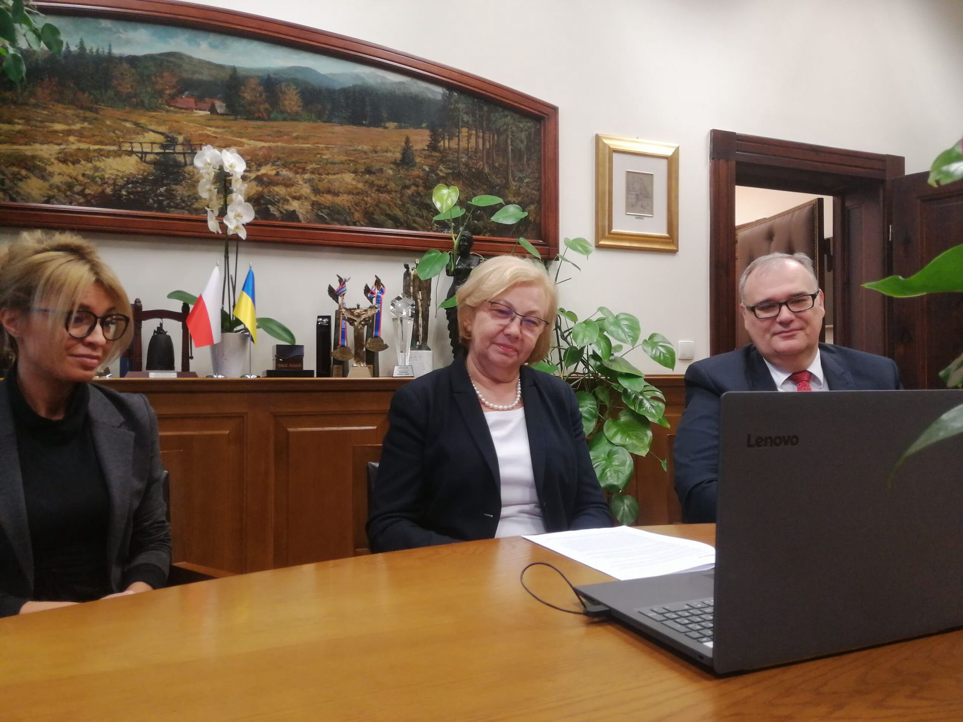 Śląsk. Prezydent Zabrza Małgorzata Mańka-Szulik rozmawiała z merem Równego.
