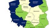 Zachód przoduje - mapa pojazdów bez OC z podziałem na województwa