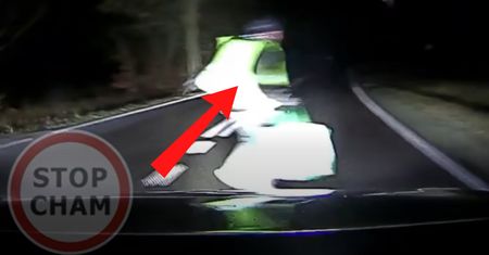 Wstrząsające sceny. Nagle wbiegł na jezdnię. Wszystko się nagrało