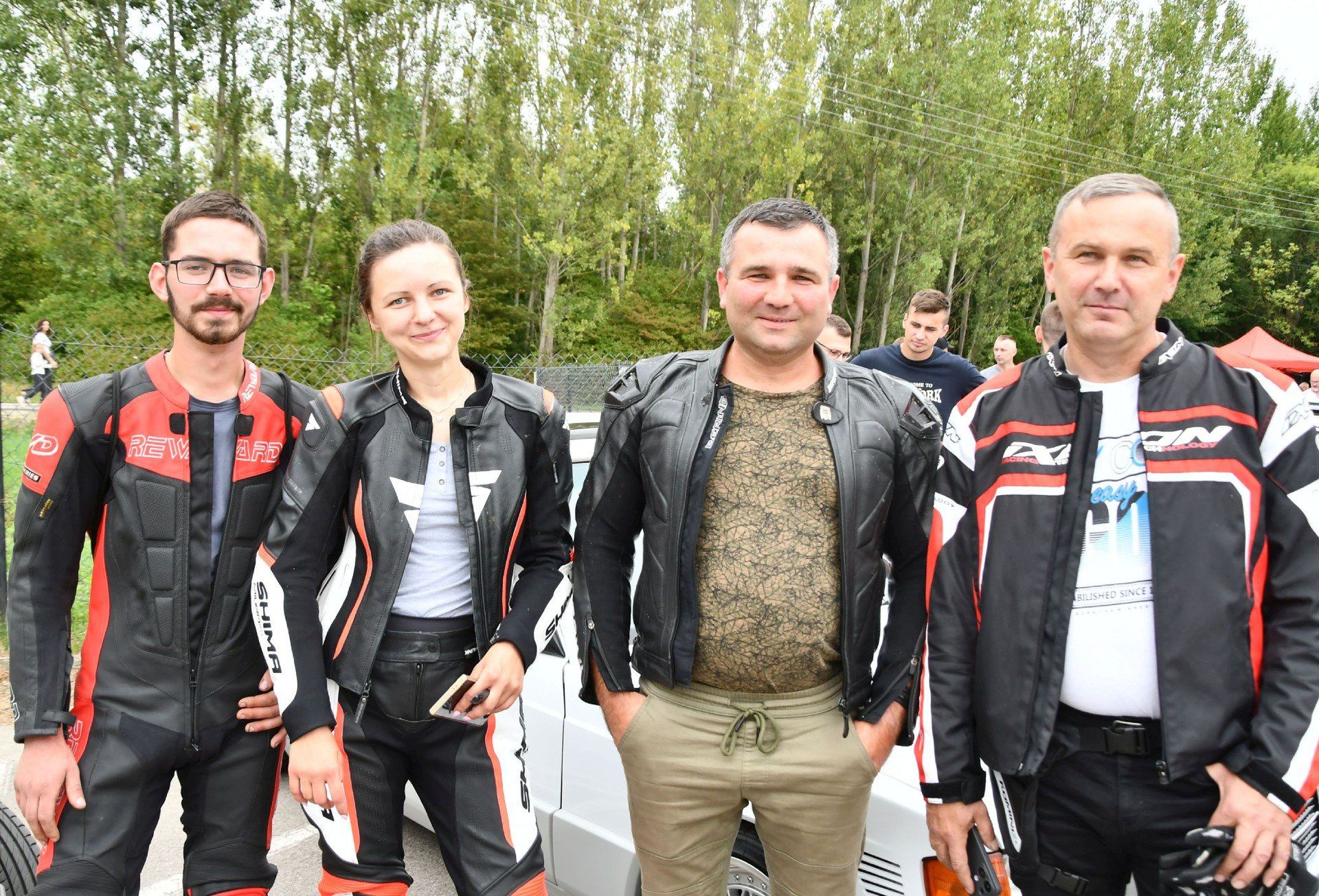 Goście z Dąbrowy Tarnowskiej na festiwalu Pacanów Motoshow 2025. 