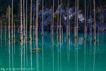 Jezioro Kaindy w Kazachstanie. Podwodny las sprzed wieku