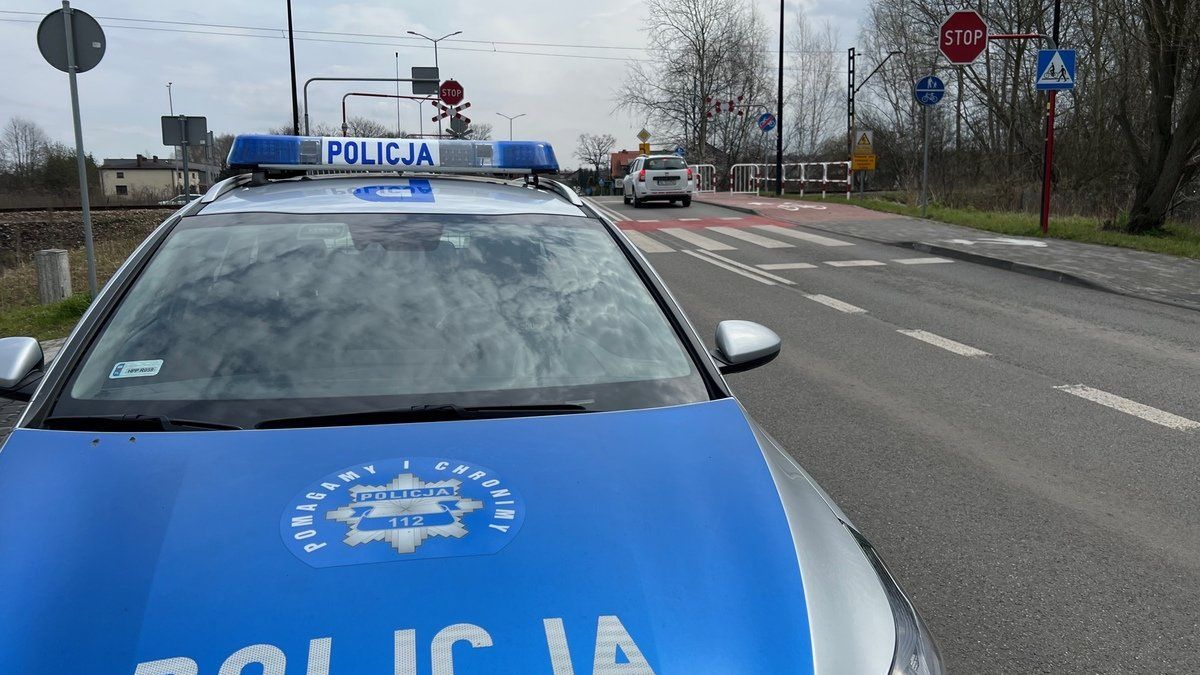 Przejazd był zablokowany przez kilkadziesiąt minut