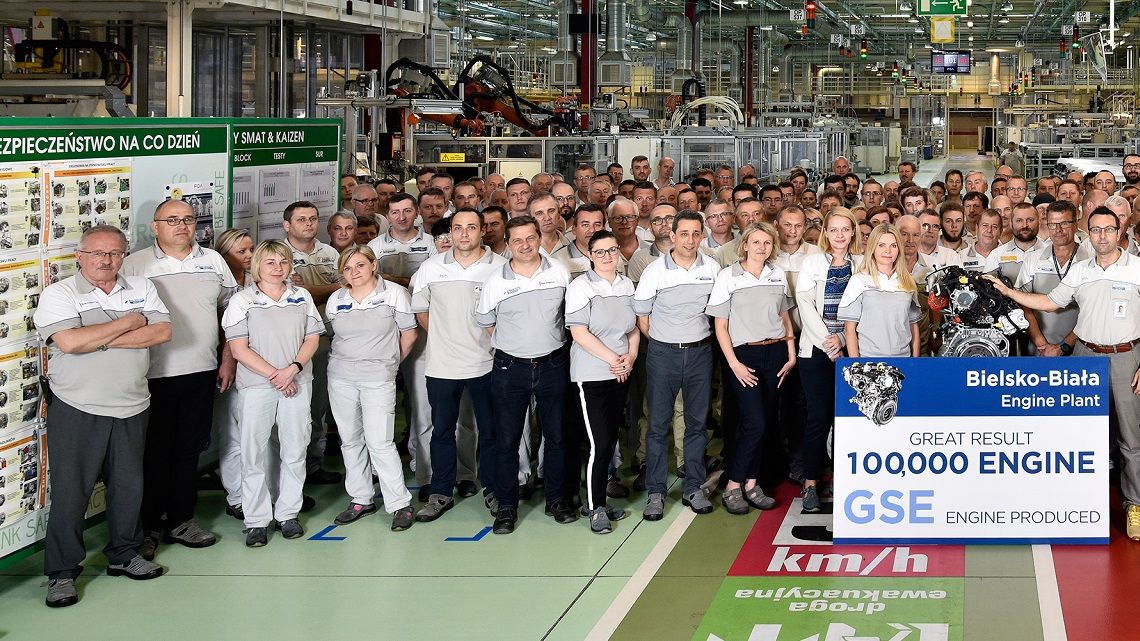 Fabryka FCA Powertrains wyprodukowała w Bielsku-Białej sto tysięcy silników FireFly Turbo (fot. FCA Polska)