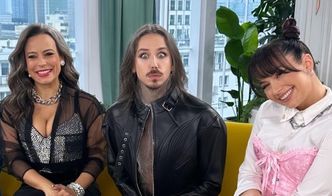 Wydekoltowana Anna Mucha, mroczny Michał Szpak i inni promują "Drag Me Out" w "Dzień Dobry TVN" (FOTO)