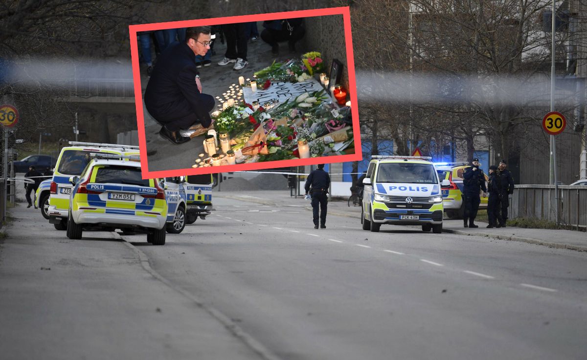 Szwecja w szoku po śmierci Polaka. Premier na miejscu zbrodni