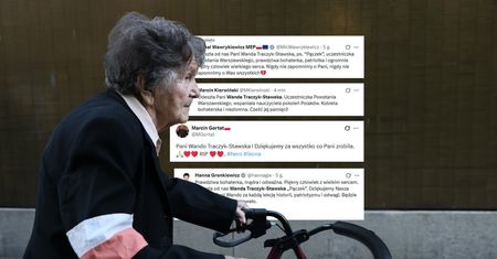 "Kobieta niezłomna", "moralny autorytet". Sieć żegna Traczyk-Stawską