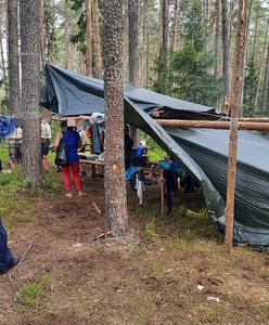 Pogoda. Gwałtowne burze. Strażacy ewakuowali harcerzy z obozów w Wielkopolskiem i Łódzkiem